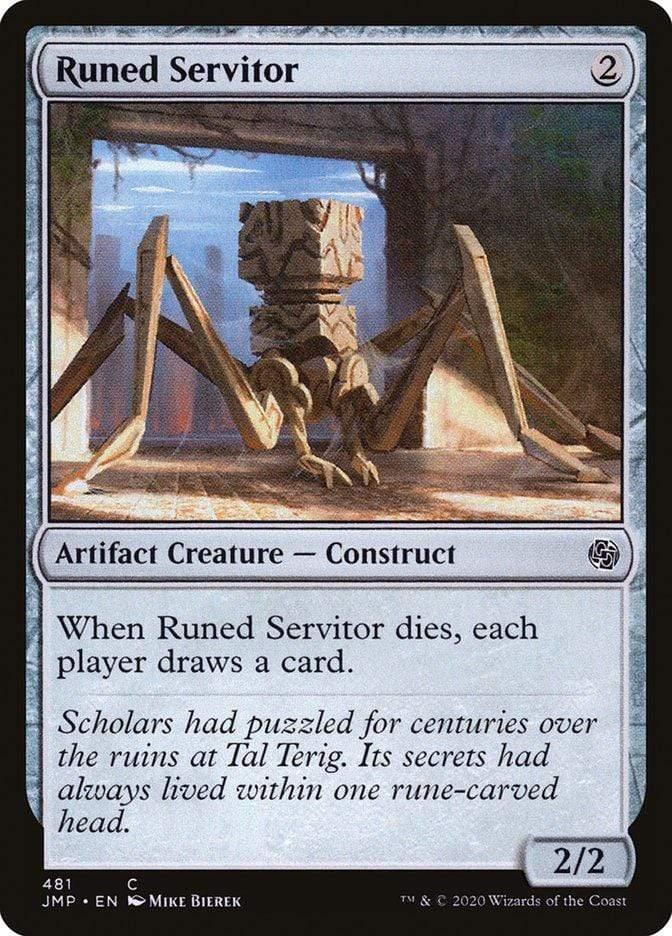 Magic: The Gathering MTG Single Runed Servitor [Jumpstart]