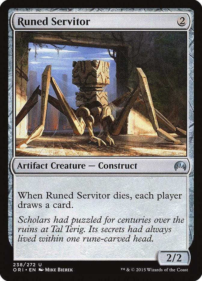 Magic: The Gathering MTG Single Runed Servitor [Magic Origins]