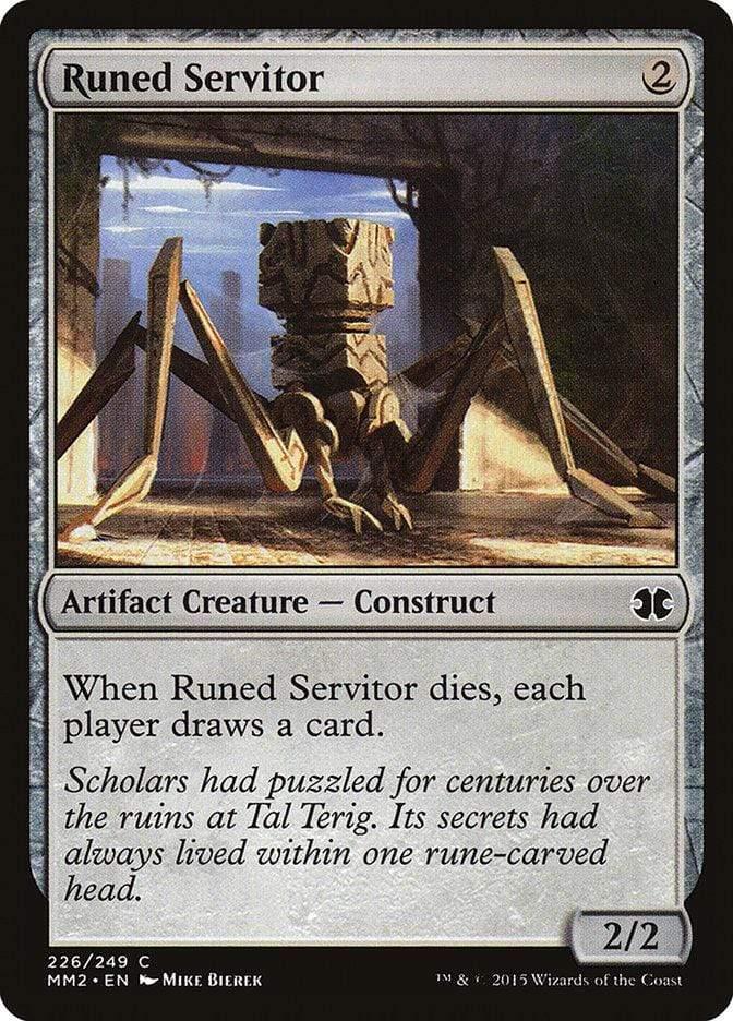 Magic: The Gathering MTG Single Runed Servitor [Modern Masters 2015]