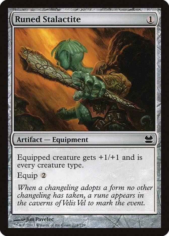 Magic: The Gathering MTG Single Runed Stalactite [Modern Masters]