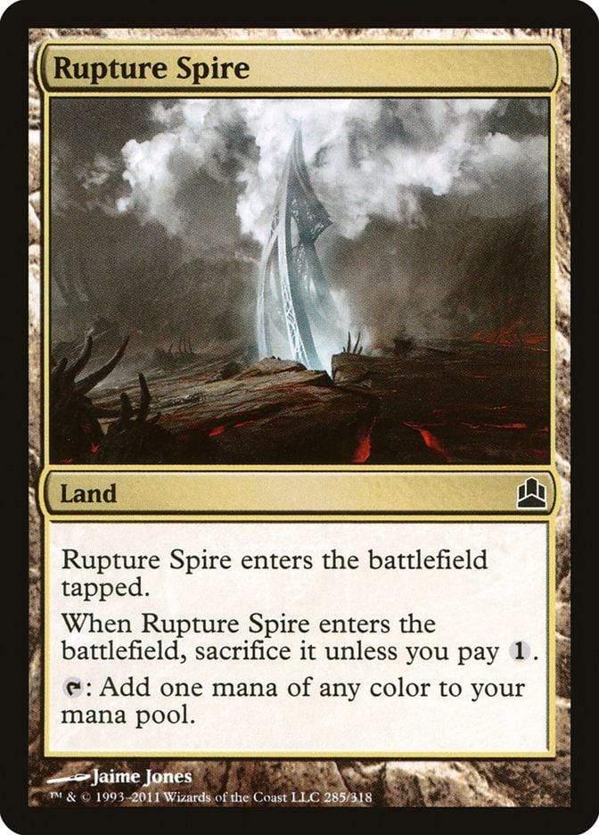 Magic: The Gathering MTG Single Rupture Spire [Commander 2011]
