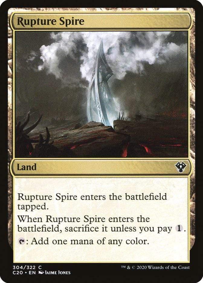 Magic: The Gathering MTG Single Rupture Spire [Commander 2020]