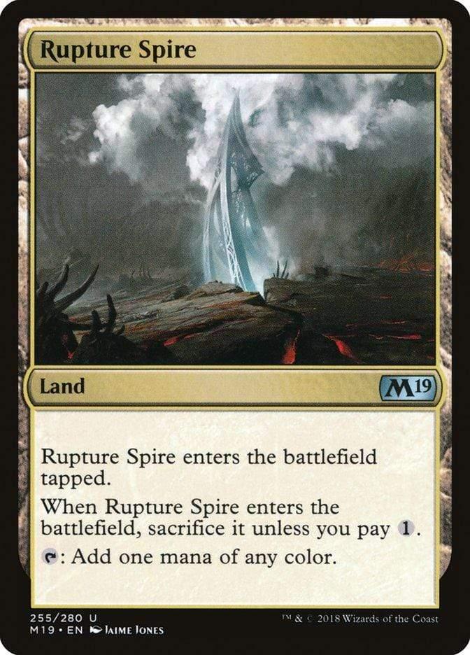 Magic: The Gathering MTG Single Rupture Spire [Core Set 2019]