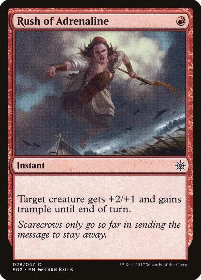 Magic: The Gathering MTG Single Rush of Adrenaline [Explorers of Ixalan]