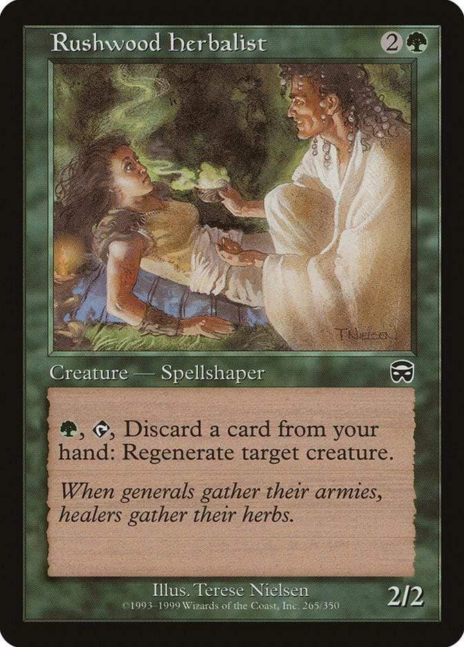 Magic: The Gathering MTG Single Rushwood Herbalist [Mercadian Masques]