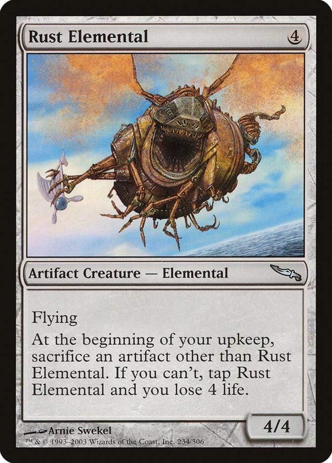 Magic: The Gathering MTG Single Rust Elemental [Mirrodin]