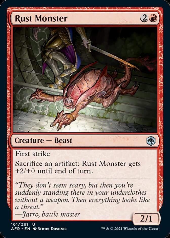 Magic: The Gathering MTG Single Rust Monster [Dungeons & Dragons: Adventures in the Forgotten Realms]