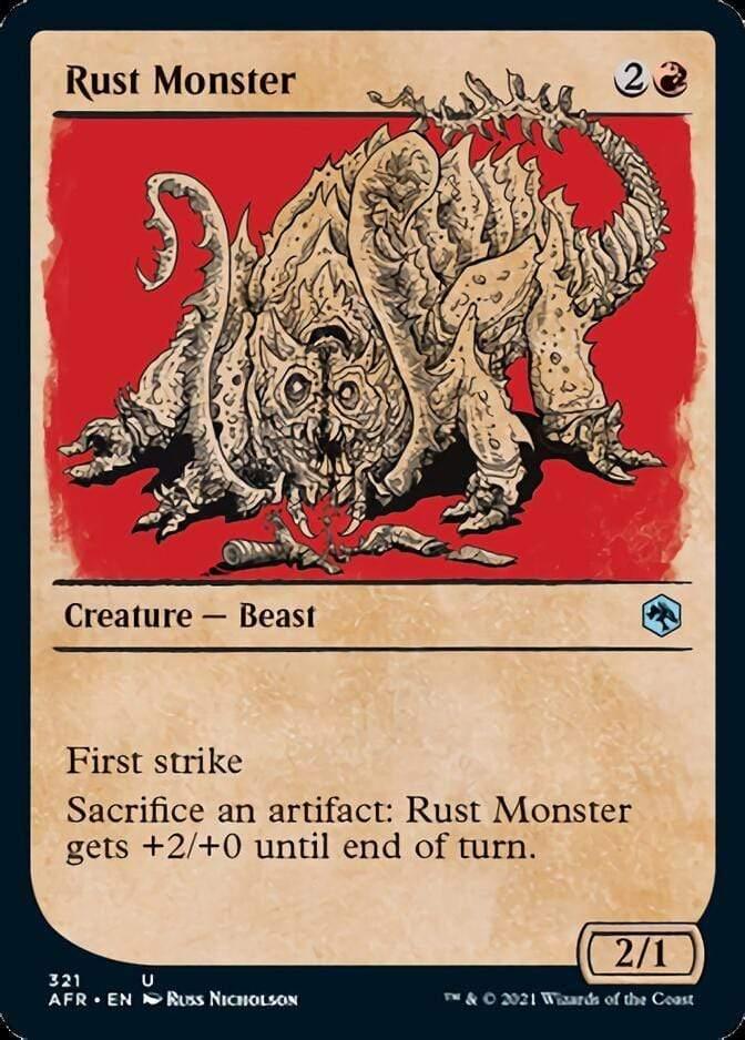 Magic: The Gathering MTG Single Rust Monster (Showcase) [Dungeons & Dragons: Adventures in the Forgotten Realms]