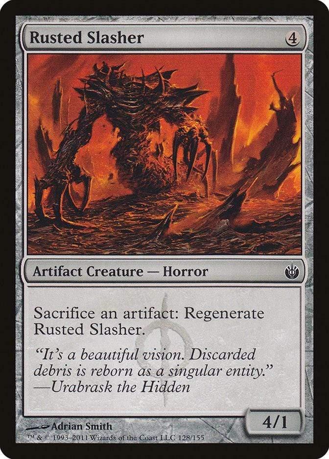 Magic: The Gathering MTG Single Rusted Slasher [Mirrodin Besieged]