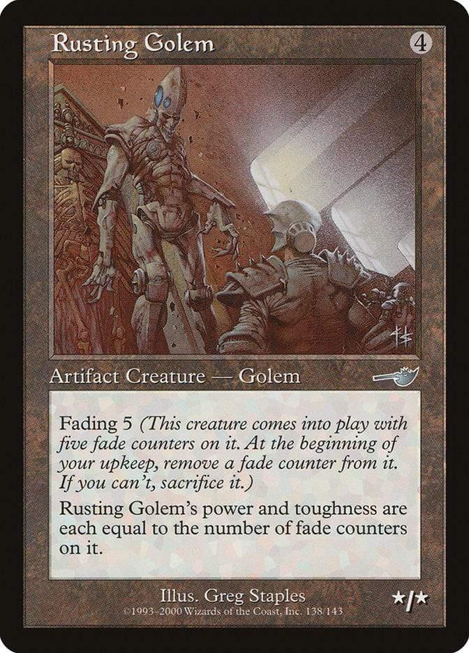 Magic: The Gathering MTG Single Rusting Golem [Nemesis]