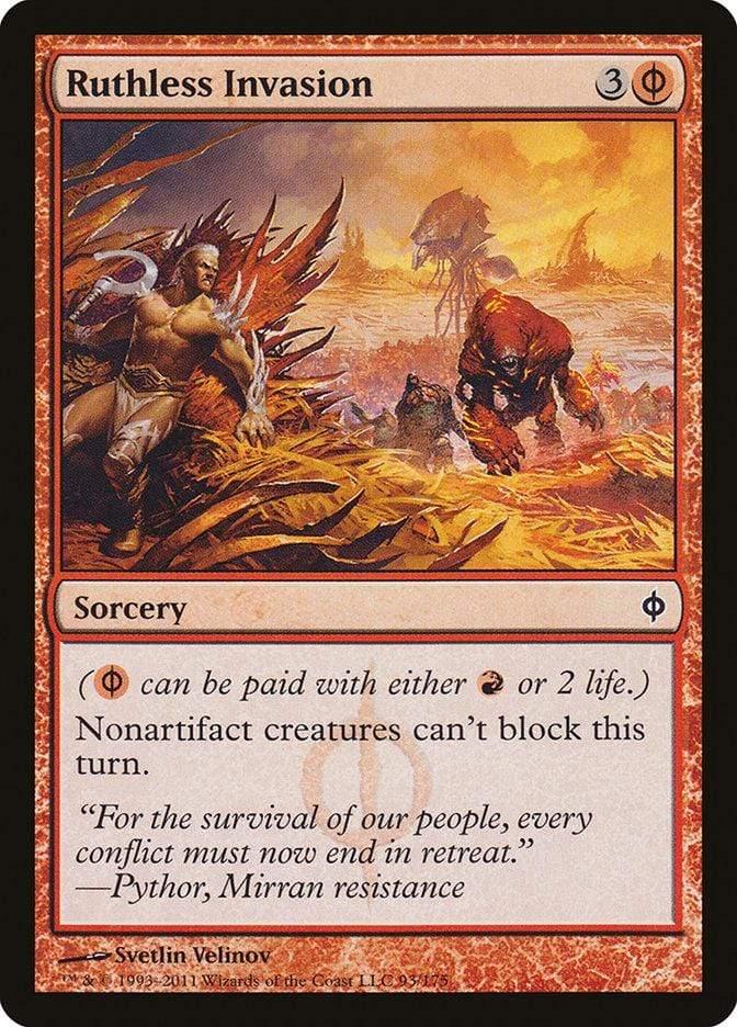 Magic: The Gathering MTG Single Ruthless Invasion [New Phyrexia]