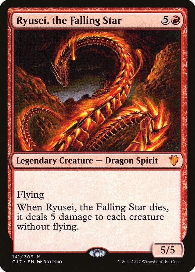 Magic: The Gathering MTG Single Ryusei, the Falling Star [Commander 2017]
