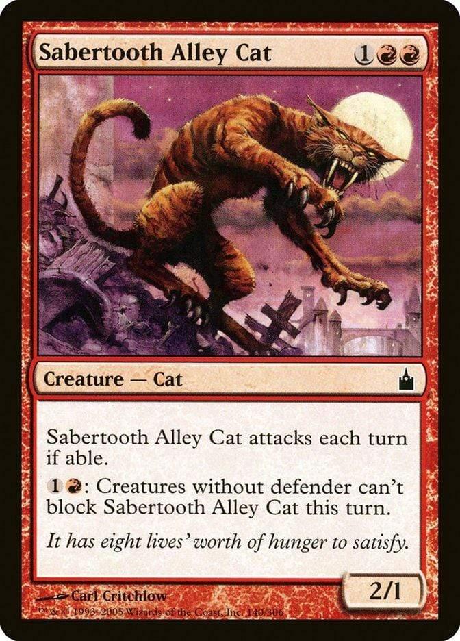 Magic: The Gathering MTG Single Sabertooth Alley Cat [Ravnica: City of Guilds]