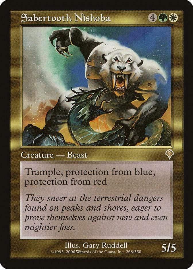 Magic: The Gathering MTG Single Sabertooth Nishoba [Invasion]