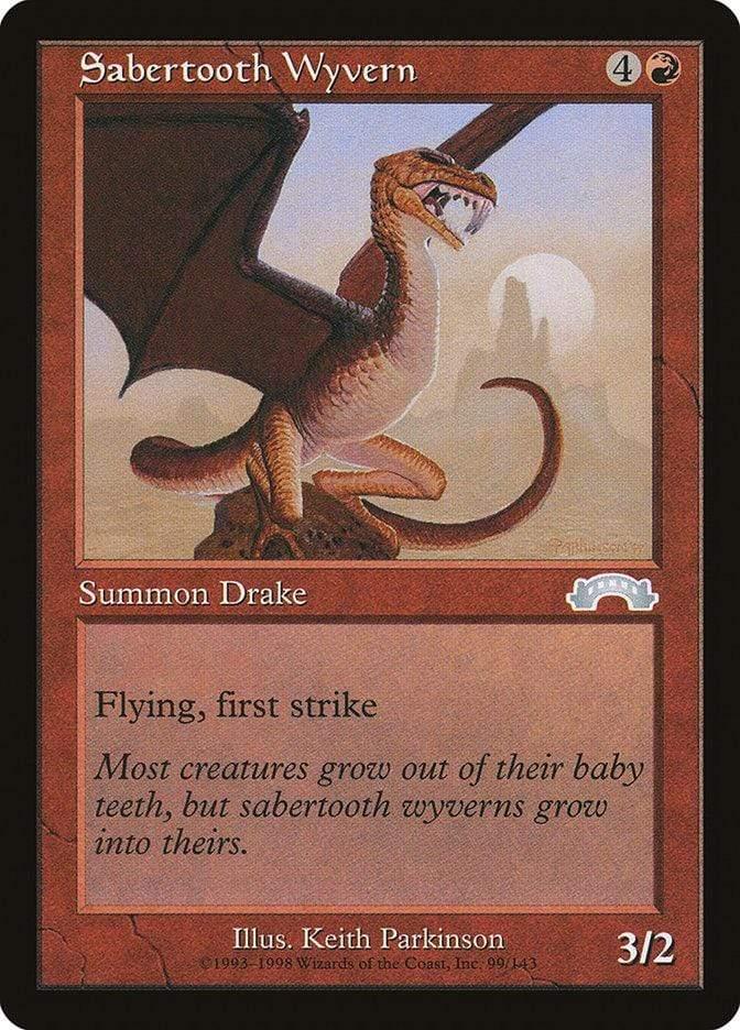 Magic: The Gathering MTG Single Sabertooth Wyvern [Exodus]
