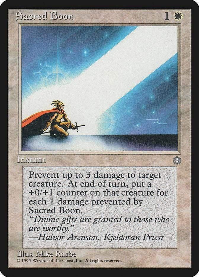 Magic: The Gathering MTG Single Sacred Boon [Ice Age]