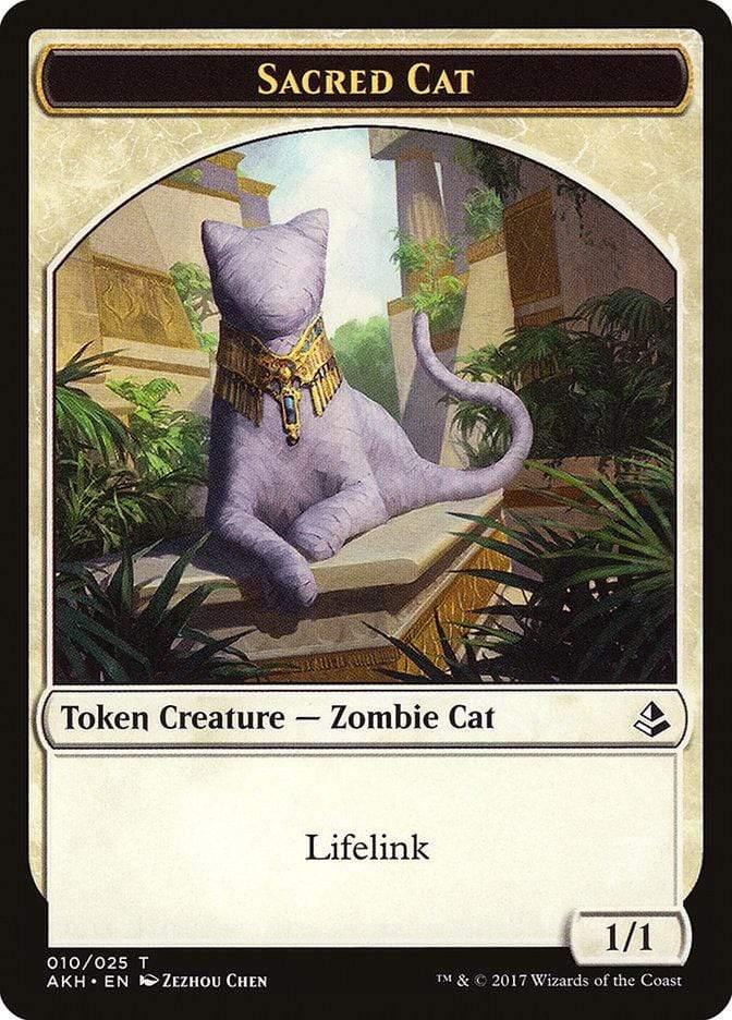 Magic: The Gathering MTG Single Sacred Cat [Amonkhet Tokens]