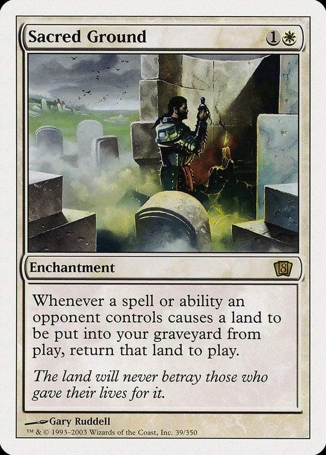 Magic: The Gathering MTG Single Sacred Ground [Eighth Edition]