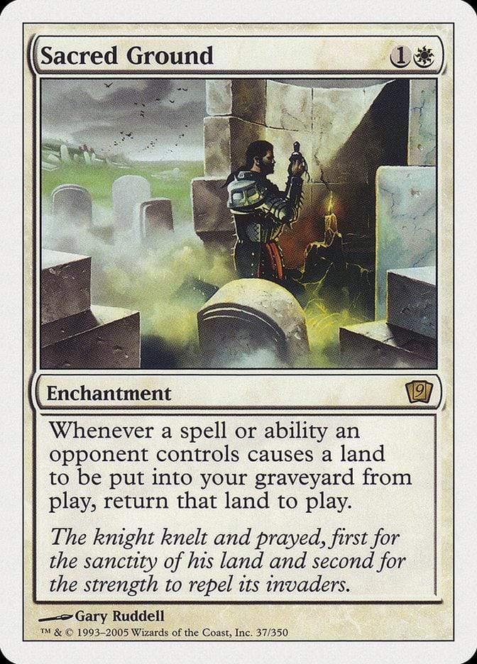 Magic: The Gathering MTG Single Sacred Ground [Ninth Edition]