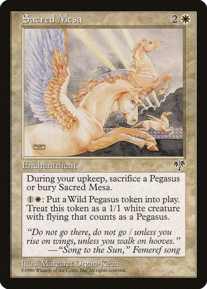 Magic: The Gathering MTG Single Sacred Mesa [Mirage]