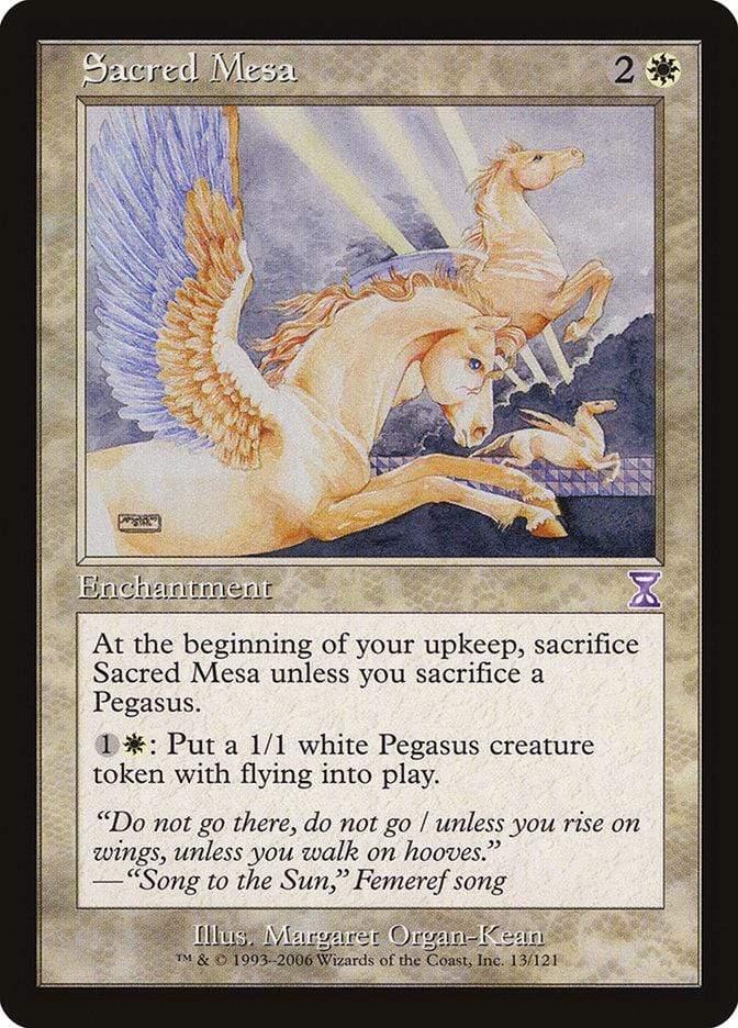 Magic: The Gathering MTG Single Sacred Mesa [Time Spiral Timeshifted]