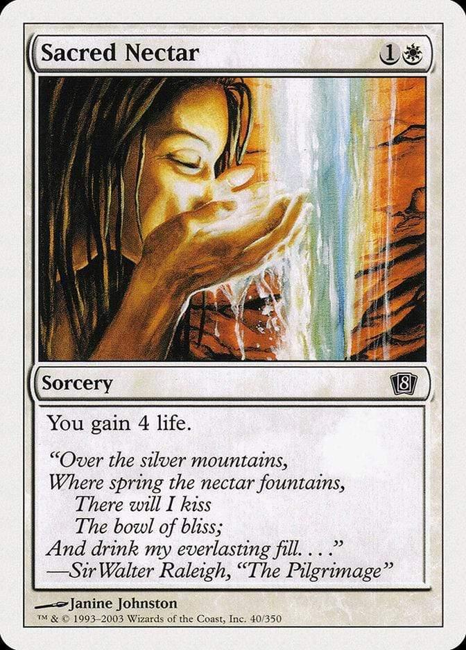 Magic: The Gathering MTG Single Sacred Nectar [Eighth Edition]