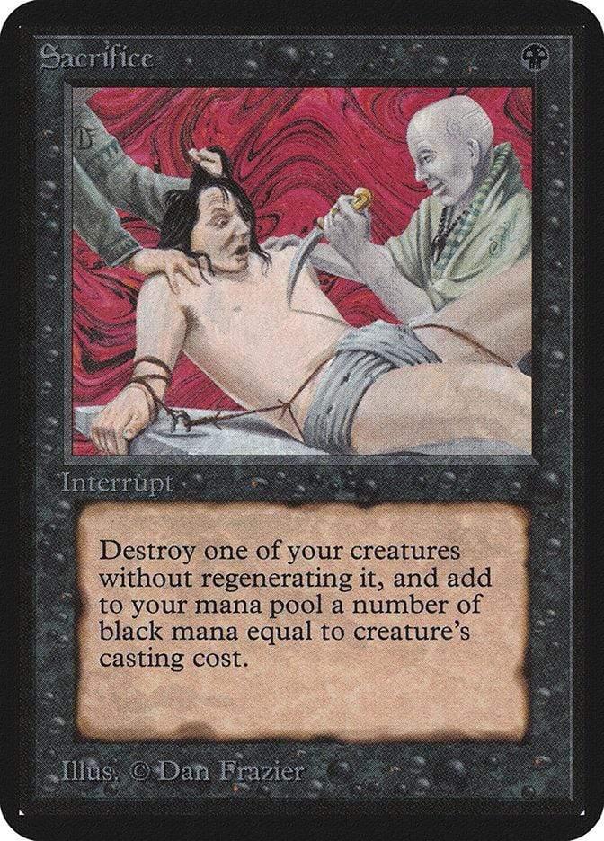 Magic: The Gathering MTG Single Sacrifice [Limited Edition Alpha]