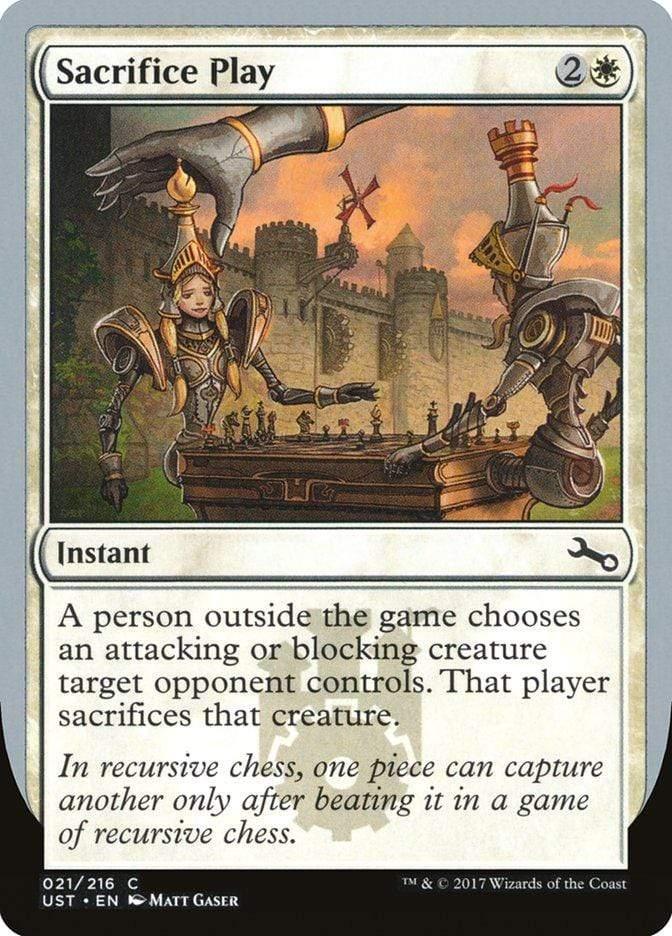 Magic: The Gathering MTG Single Sacrifice Play [Unstable]