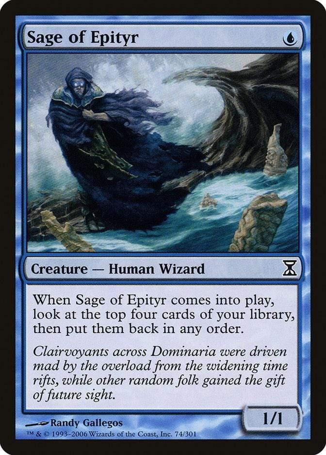 Magic: The Gathering MTG Single Sage of Epityr [Time Spiral]