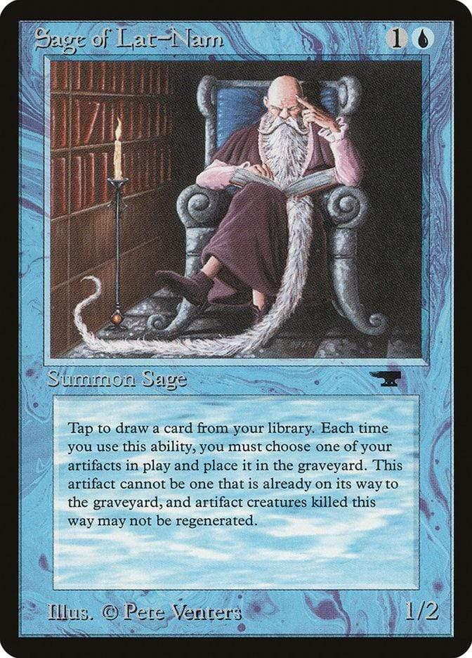 Magic: The Gathering MTG Single Sage of Lat-Nam [Antiquities]