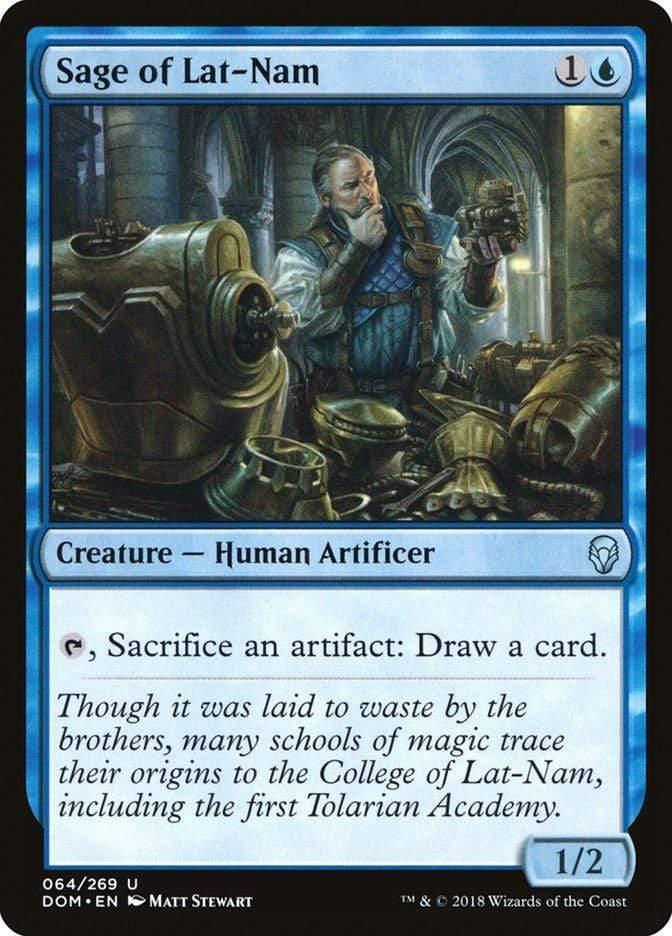 Magic: The Gathering MTG Single Sage of Lat-Nam [Dominaria]