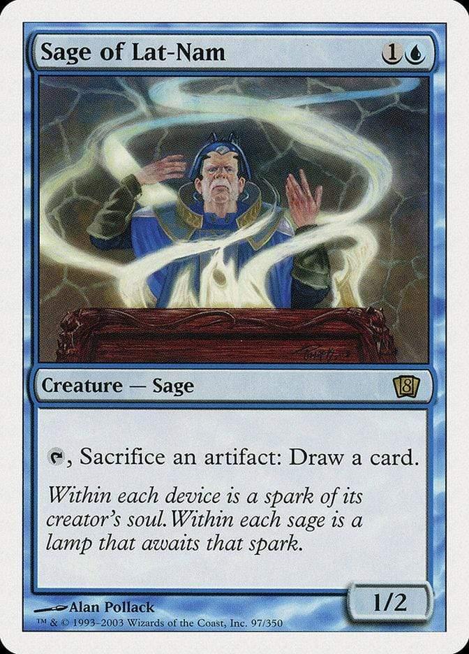Magic: The Gathering MTG Single Sage of Lat-Nam [Eighth Edition]