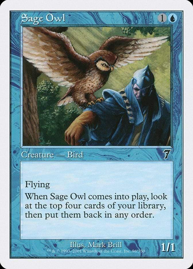 Magic: The Gathering MTG Single Sage Owl [Seventh Edition]