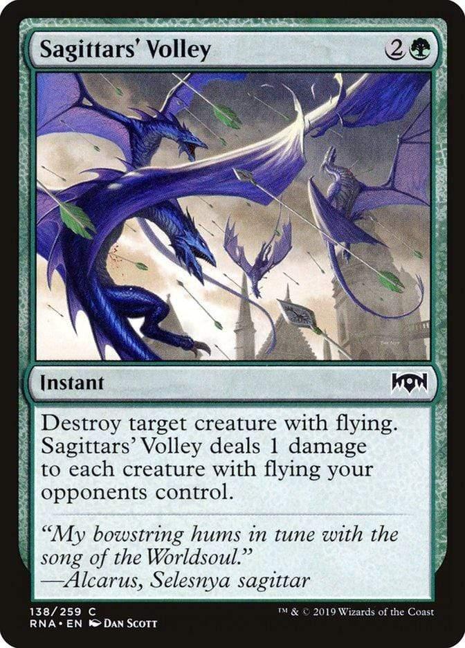 Magic: The Gathering MTG Single Sagittars' Volley [Ravnica Allegiance]