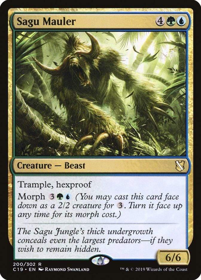Magic: The Gathering MTG Single Sagu Mauler [Commander 2019]