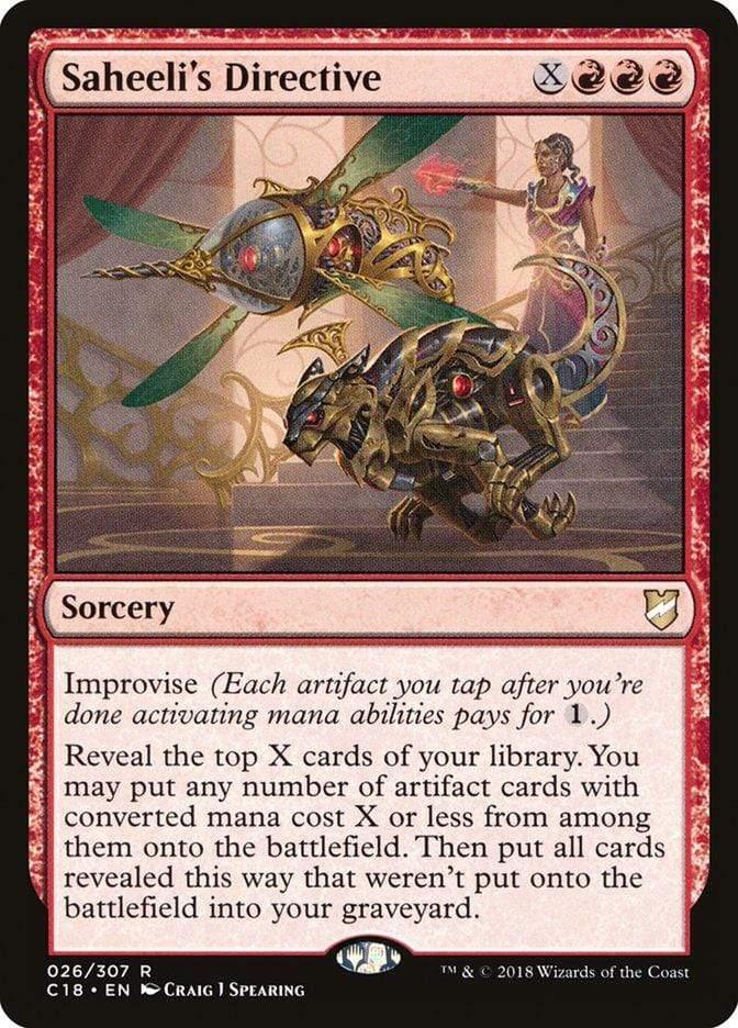 Magic: The Gathering MTG Single Saheeli's Directive [Commander 2018]