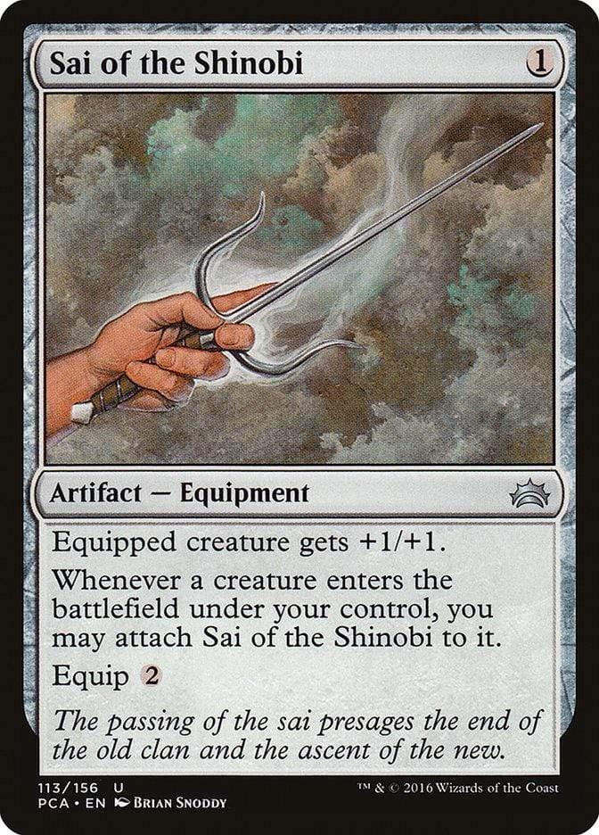 Magic: The Gathering MTG Single Sai of the Shinobi [Planechase Anthology]