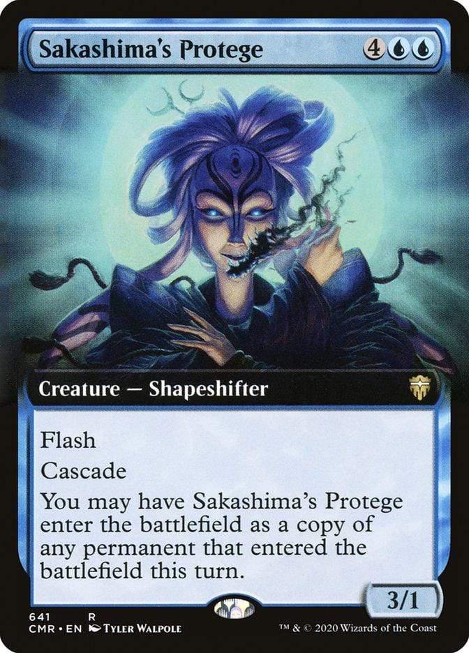 Magic: The Gathering MTG Single Sakashima's Protege (Extended) [Commander Legends Extended]
