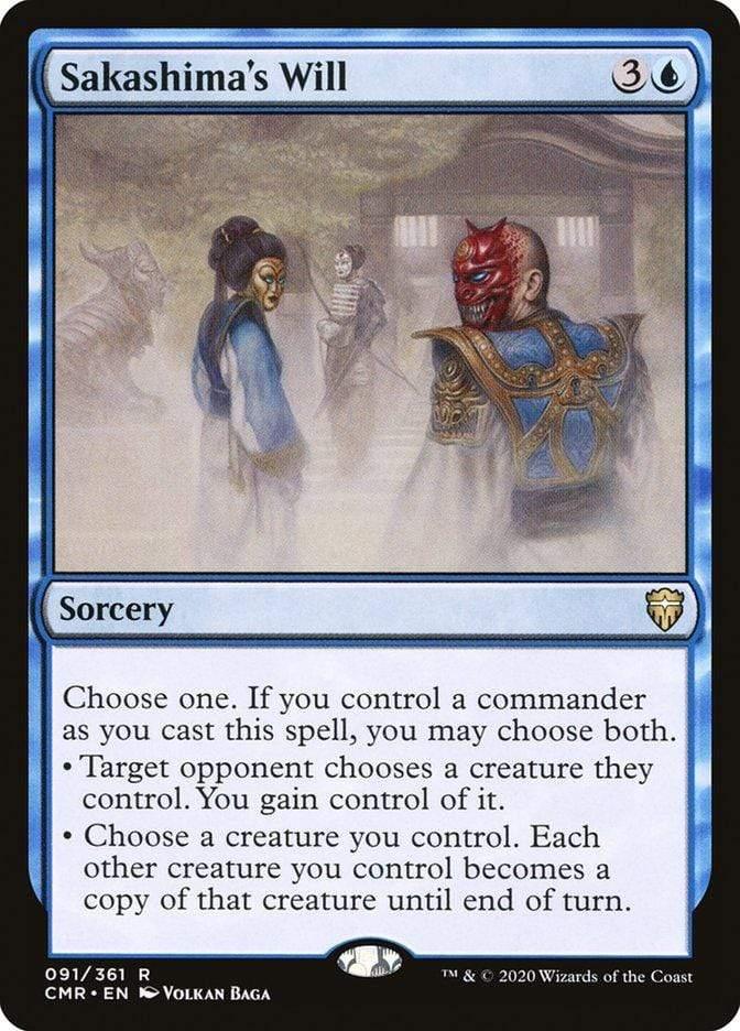 Magic: The Gathering MTG Single Sakashima's Will [Commander Legends]