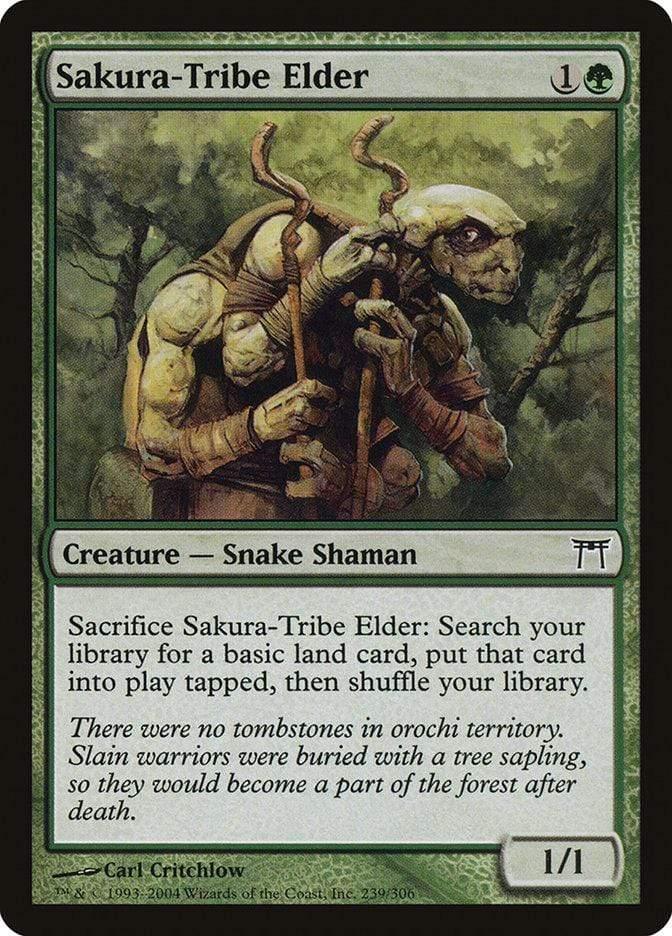 Magic: The Gathering MTG Single Sakura-Tribe Elder [Champions of Kamigawa]