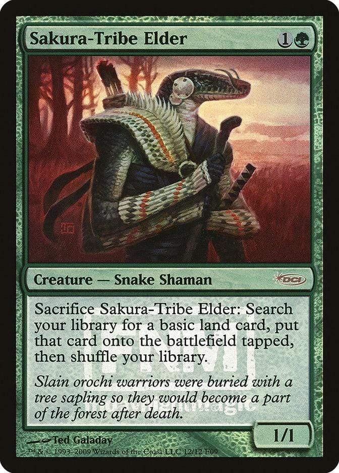 Magic: The Gathering MTG Single Sakura-Tribe Elder [Friday Night Magic 2009]