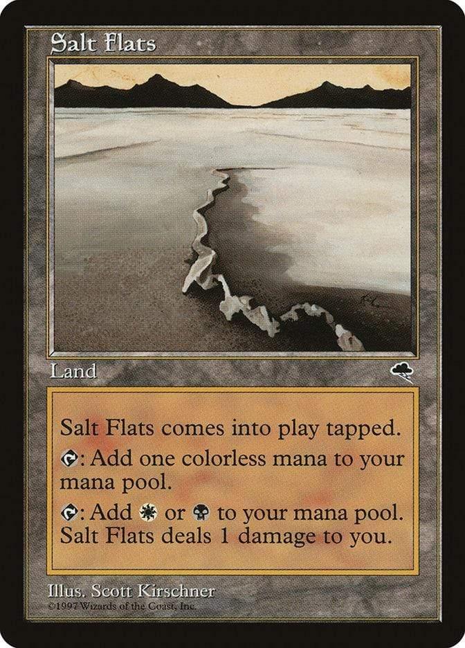 Magic: The Gathering MTG Single Salt Flats [Tempest]