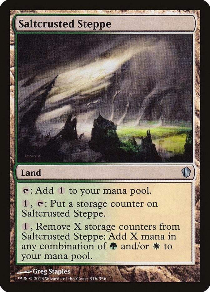 Magic: The Gathering MTG Single Saltcrusted Steppe [Commander 2013]