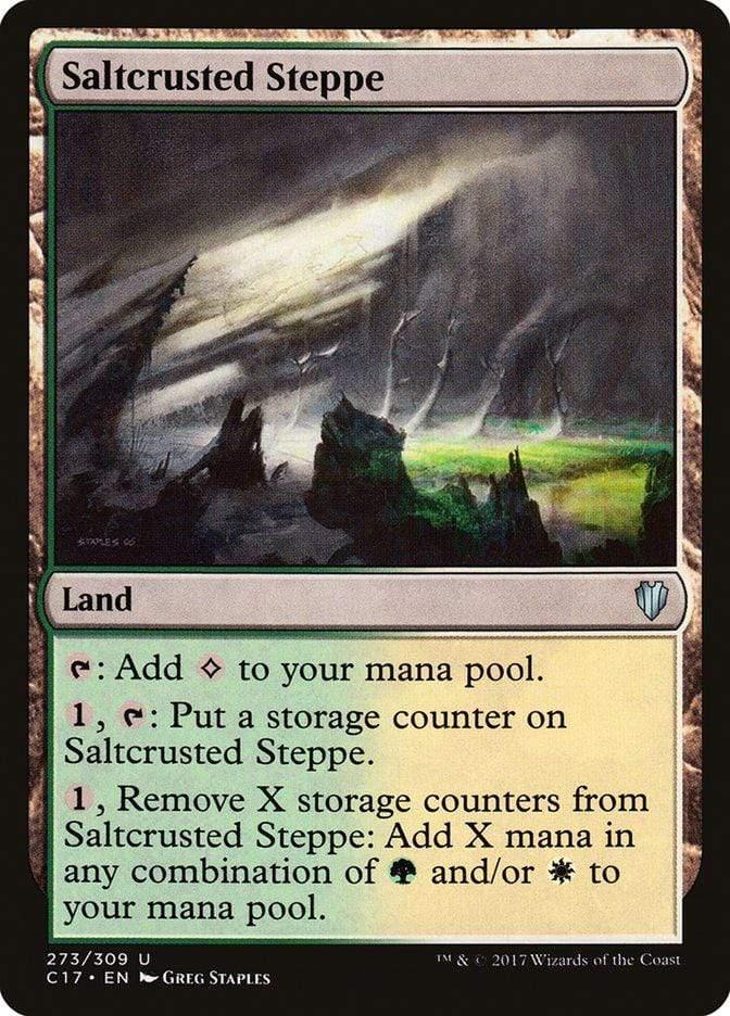 Magic: The Gathering MTG Single Saltcrusted Steppe [Commander 2017]
