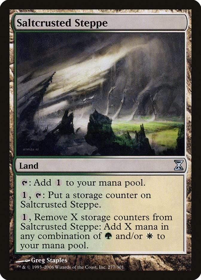 Magic: The Gathering MTG Single Saltcrusted Steppe [Time Spiral]