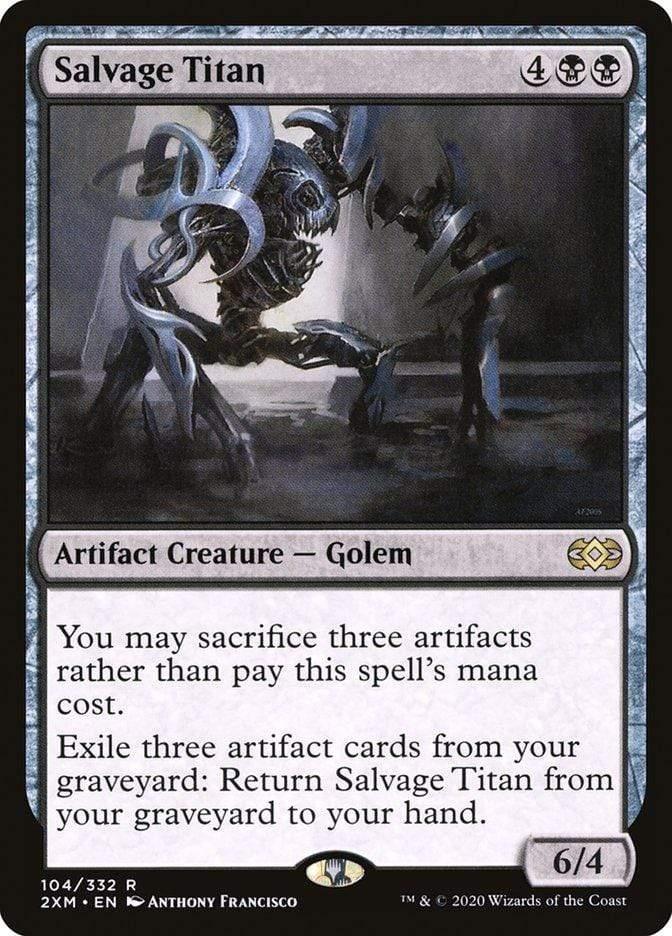 Magic: The Gathering MTG Single Salvage Titan [Double Masters]