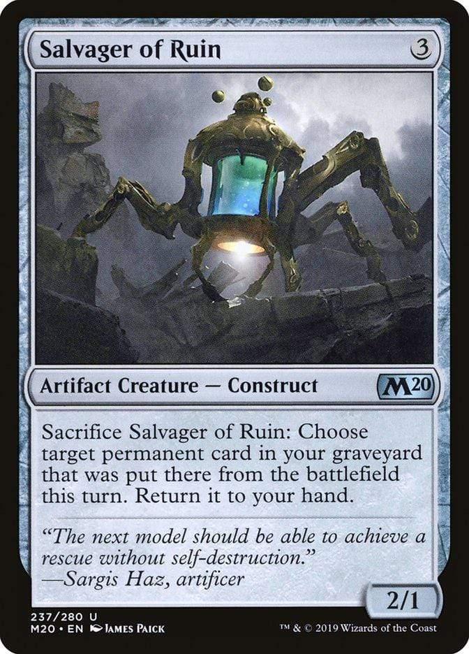 Magic: The Gathering MTG Single Salvager of Ruin [Core Set 2020]