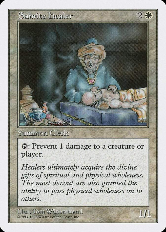 Magic: The Gathering MTG Single Samite Healer [Anthologies]