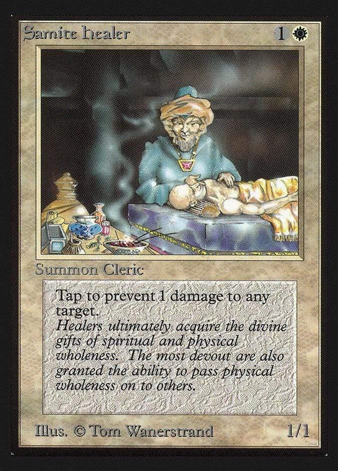 Magic: The Gathering MTG Single Samite Healer [Collectors’ Edition]