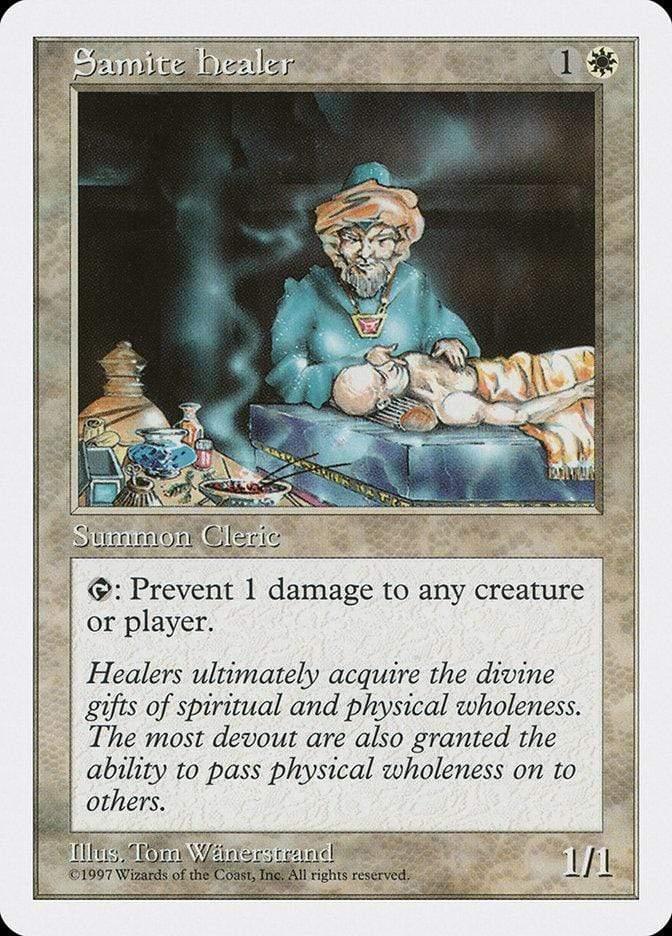 Magic: The Gathering MTG Single Samite Healer [Fifth Edition]